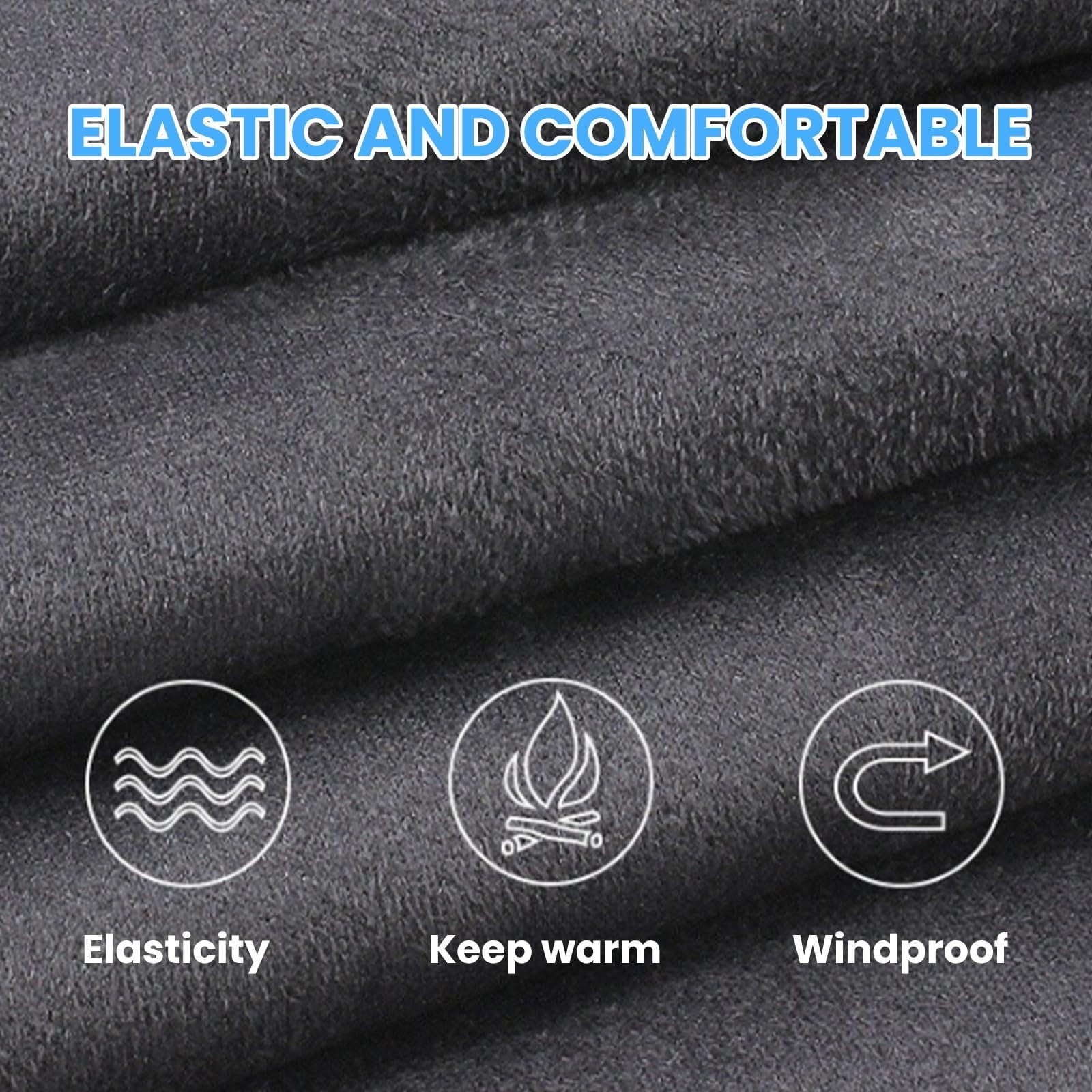 LGCASL Clearance! Heated Gloves Heated Gloves for Men Women with 3 Heat Settings Touchscreen Warming Gloves for Climbing Hiking Cycling Camping- Grey 26 Black