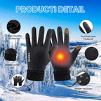 LGCASL Clearance! Heated Gloves Heated Gloves for Men Women with 3 Heat Settings Touchscreen Warming Gloves for Climbing Hiking Cycling Camping- Grey 26 Navy