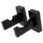 Ortofally Baseball Bat Display Hanger Wall Mounted Horizontal Baseball Bat Holder Hockey Wall Container for Home Office M Black