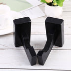 Ortofally Baseball Bat Display Hanger Wall Mounted Horizontal Baseball Bat Holder Hockey Wall Container for Home Office M Black
