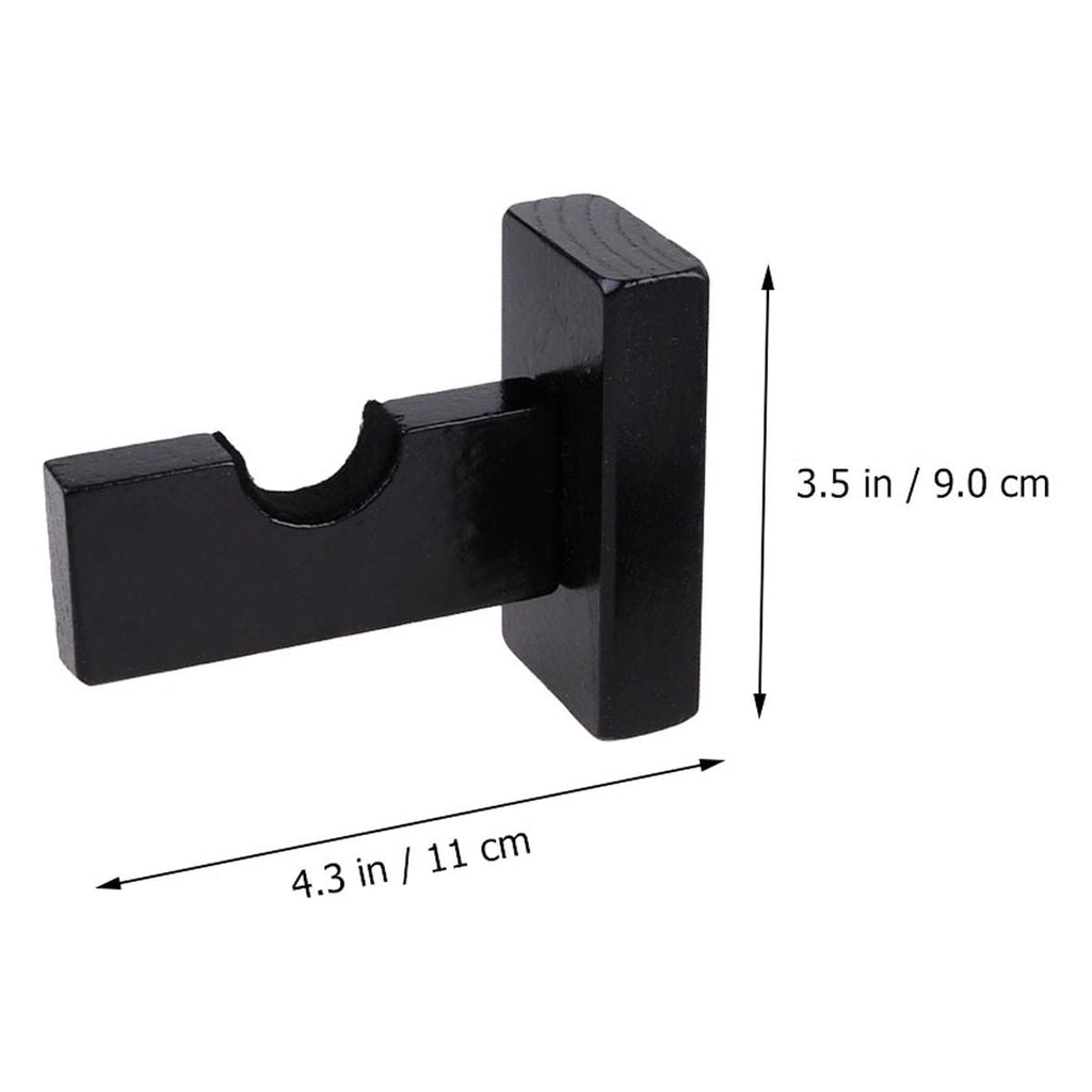 Ortofally Baseball Bat Display Hanger Wall Mounted Horizontal Baseball Bat Holder Hockey Wall Container for Home Office M Black