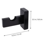 Ortofally Baseball Bat Display Hanger Wall Mounted Horizontal Baseball Bat Holder Hockey Wall Container for Home Office M Black