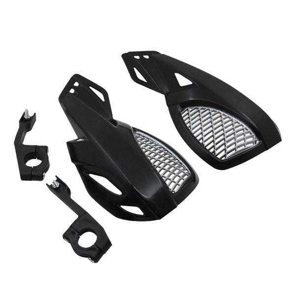 SWETRACE Protect Motorcycle Handlebars Motorbike Handguard Abs White 1 Pair 24.00X12.00X5.00CM Black