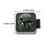 SWETRACE Motorcycle Compass Round Multi ABS 3Pcs Simple Design Adjustable Direction
