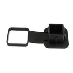 Worgeous Rubber Trailer Tube Protector Insert Tow Trailer Hitch Cover Car Accessories for 18 Inch Receivers (Black)