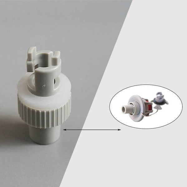 White Inflatable Pool Pump Adapter for Air Beds
