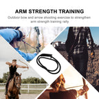 SWETRACE Resistance Bow Trainer Archery Band Rubber Black 1 Bow Training Equipment