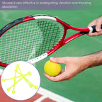 SWETRACE Tennis Dampeners for Racquet Green 5Pcs 12x0.39in