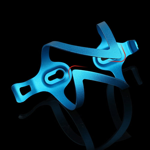Worgeous Bike Water Bottle Rack Aluminium Alloy Mountain Bike Water Bottle Holder Bike Accessories (Blue)