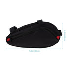 SWETRACE Bike Triangle Handlebar Bags Black Waterproof 1Pcs 9.84x4.33x3.14in