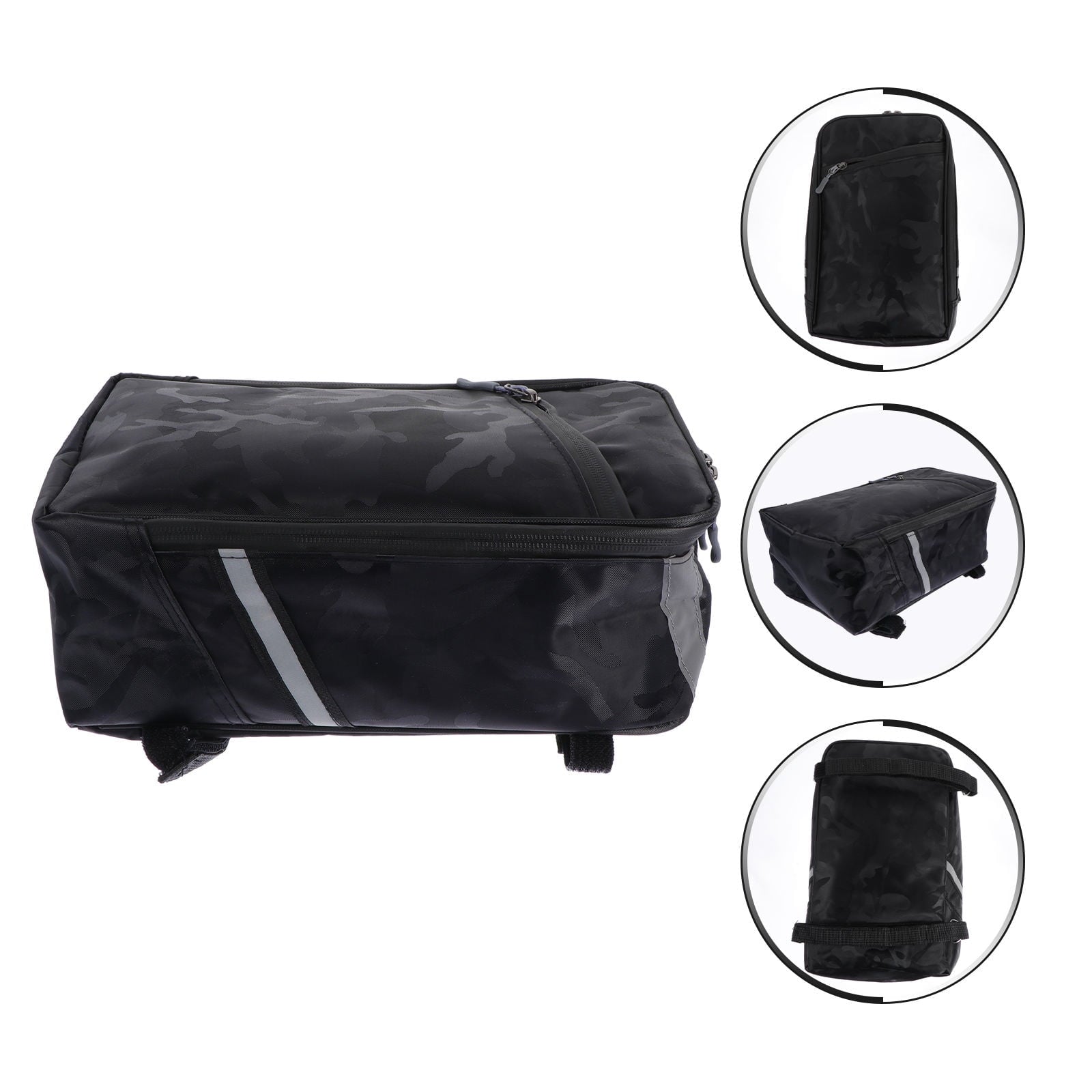 Worgeous Bike Pannier Cycling Mountain Seat Bag Tail Large Storage Woman Camouflage