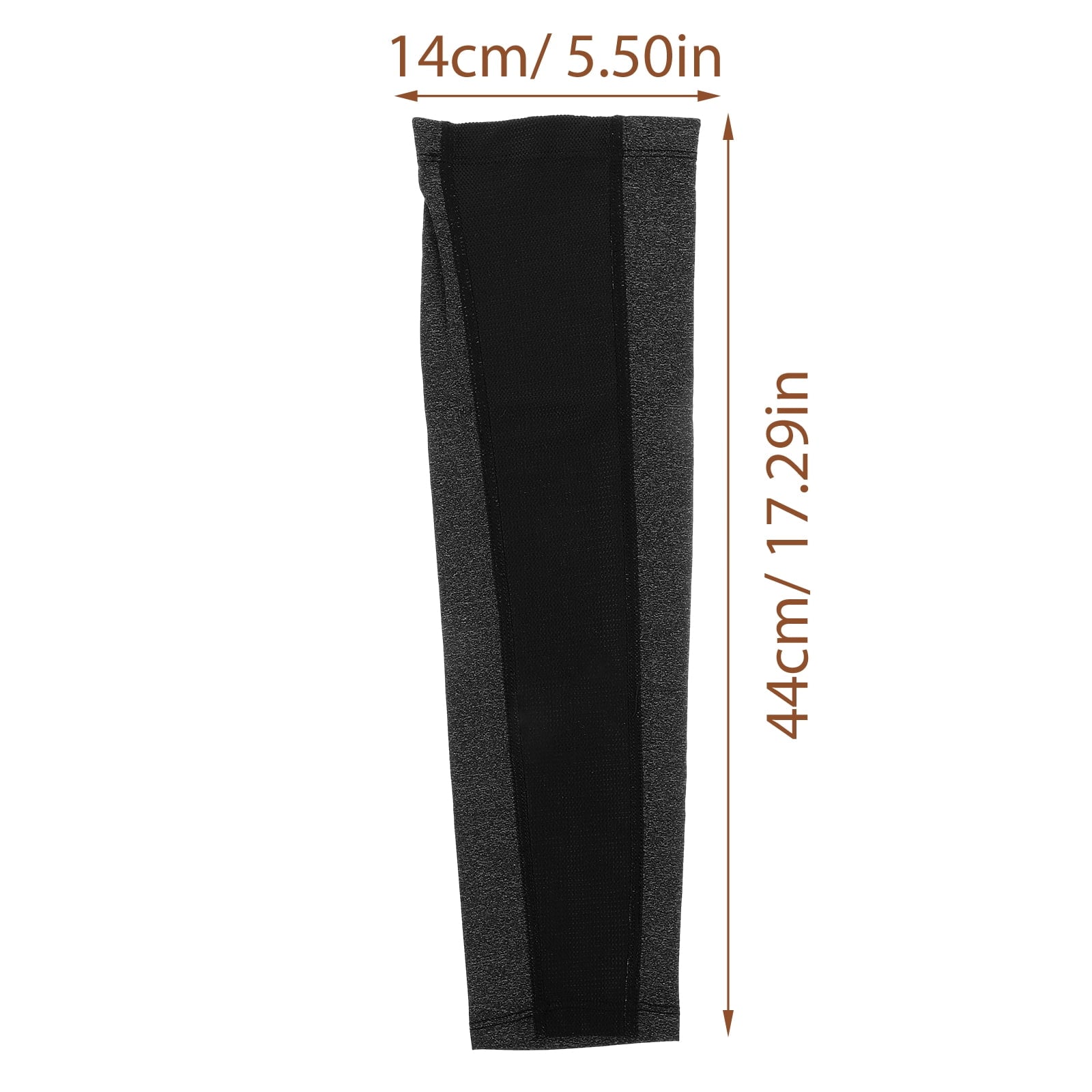 Worgeous Sun Protection Sleeve Arms Sleeves Cooling for Men Women's Black