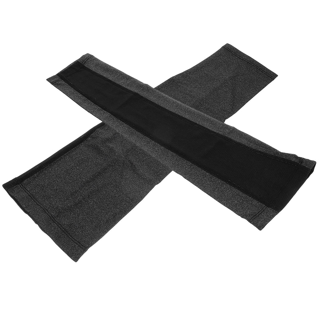 Worgeous Sun Protection Sleeve Arms Sleeves Cooling for Men Women's Black