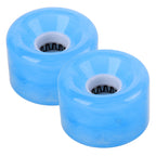 SWETRACE Non-slip Skateboard Wheel Transparent Pu 2Pcs 2.36X2.36X1.57in