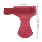 SWETRACE Gym Equipment Wrist Wraps Grip Enhancement Rosy 1Set PU 8.7x8.6x0.4in