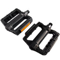Masteelf 1 Pair of Pedals Anti-slip Plastic Grain Large Treadle Universal Road Bike Pedals