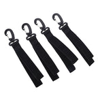 SWETRACE Plastic Hanging Hooks for Tent and Kayak 6.5 x 1.2 x 0.2in