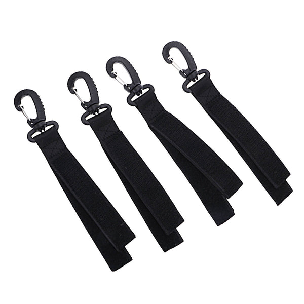 SWETRACE Plastic Hanging Hooks for Tent and Kayak 6.5 x 1.2 x 0.2in