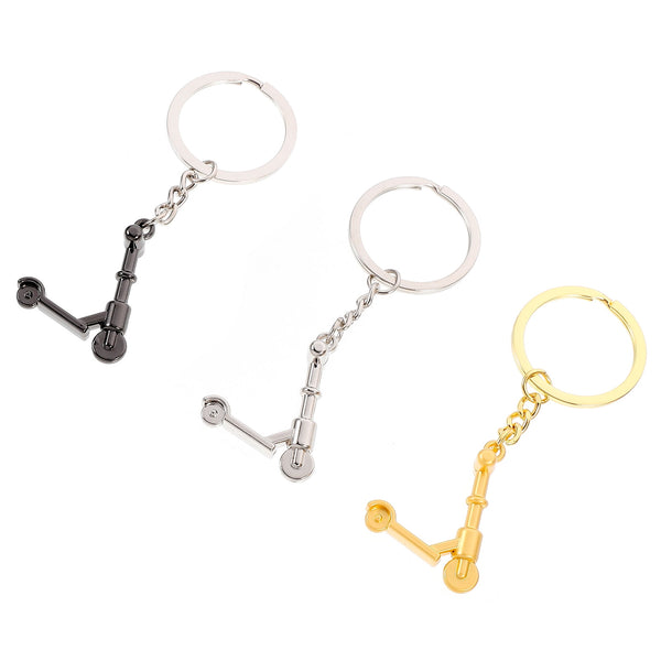 SWETRACE Mini Scooter Shaped Keychains 3Pcs Zinc Alloy Handbag Purse Car Decorations Christmas New Year
