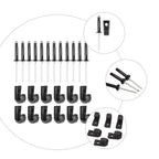 SWETRACE Kayak J Hooks with Rivits 12 x Rivets Lightweight Portable for Canoeing