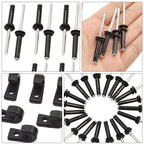 SWETRACE Kayak J Hooks with Rivits 12 x Rivets Lightweight Portable for Canoeing