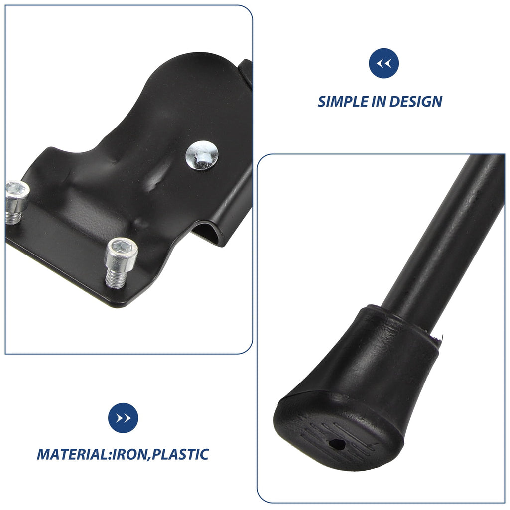 SWETRACE Bicycle Kickstands 1Pcs Stable Support and Quick Release for Mountain and Road Bikes in Black