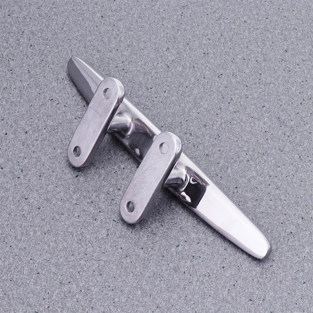 SWETRACE 1Set Marine Grade Stainless Steel Boat Cleat for Boating 8 Inches
