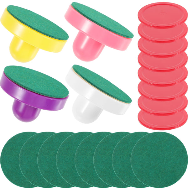 1 Set Air Table Hockey Accessories Lint White For Indoor Game Room