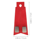 SWETRACE 1Set Red Pu Iron Car Seat Hook for Vehicle Interior Accessories with Luxury Fashionable Design 11.8x3x0.9in