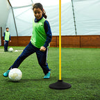 SWETRACE 1Set Soccer for Sports Practice Safety and Stability Black Color 8.5x8.5x2.2in