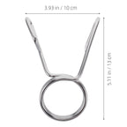 SWETRACE 1Pcs Silver Barbell Clamps for Gym Accessories and Fitness Equipment in Workout Sessions