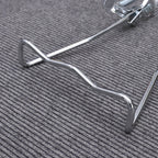 SWETRACE 1Set Iron Bike Bracke for Bikes with Rear Kickstand 38 x 25 x 0.4in Silver