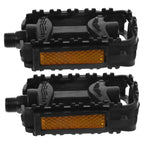 SWETRACE 1 Pair Outdoor Bike Pedals Stable Riding Fine Craft Design Black
