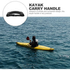 SWETRACE 1Pcs Ergonomic Contour Black Rubber Kayak Handle for Inflatable Boat Outdoor Use