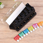 SWETRACE 2Pcs Metal 6 Way Fuse Holder for Vehicle Maintenance Electrical Installation Car Fuse Accessory 4.3x2.0x1.7in
