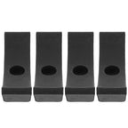 SWETRACE 4Pcs Small Dumbbell Rack Storage for Gym Accessories with Rectangular Shape and 15x5cm Size