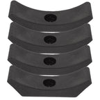 SWETRACE 4Pcs Small Dumbbell Rack Storage for Gym Accessories with Rectangular Shape and 15x5cm Size