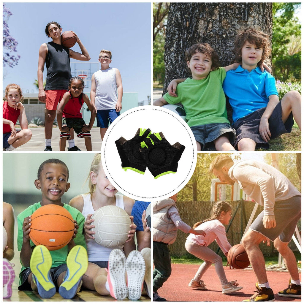 SWETRACE 1 Pair Youth Sports Training Gloves for Practice Ball Control Training Breathable Comfort