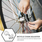 SWETRACE 1Set Mini Bike Chain Tensioner Aluminum Alloy Compact Design for Single-Speed Bicycles 1.4x0.8x0.7in