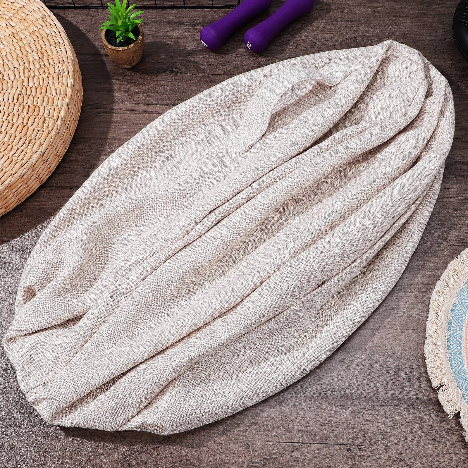 SWETRACE 1Pack Thick Yoga Ball Cover in Cotton for Gym and Yoga Practice Accessories