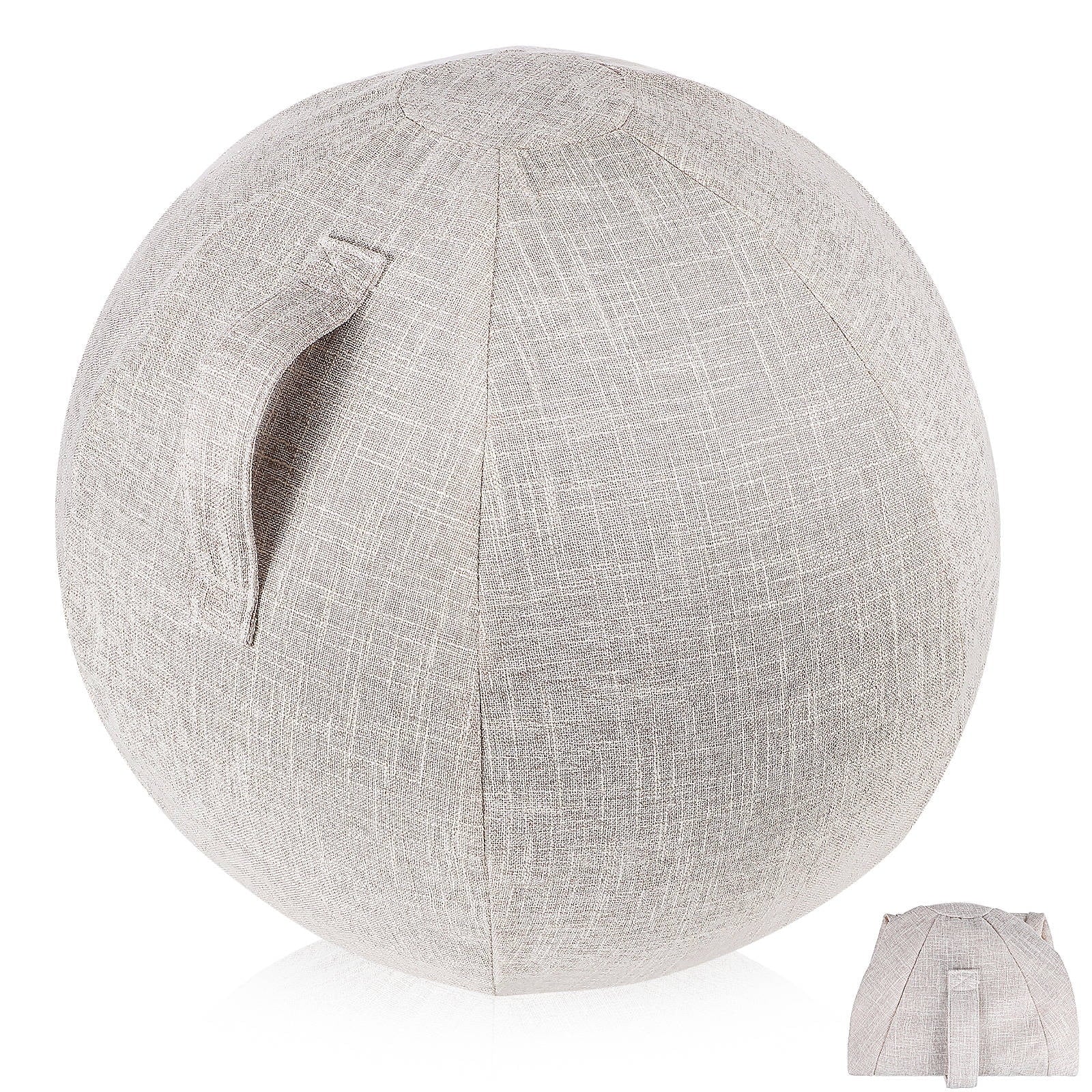 SWETRACE 1Pack Thick Yoga Ball Cover in Cotton for Gym and Yoga Practice Accessories