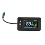 E-Bike Display 24V 36V 48V 60V Lcd Display With 5 Pin Waterproof Interface Cable Fangkenuo