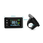 E-Bike Display 24V 36V 48V 60V Lcd Display With 5 Pin Waterproof Interface Cable Fangkenuo