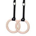 Wooden Gymnastics Rings Perfect For Strength And Conditioning Training 25Mm 19Cm