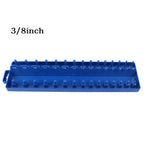Practical Socket Storage Organizer Tool Organizer Wrench 3/8 Inch Sleeve Bracket Metric Socket Tray Rack Holder Smile Home