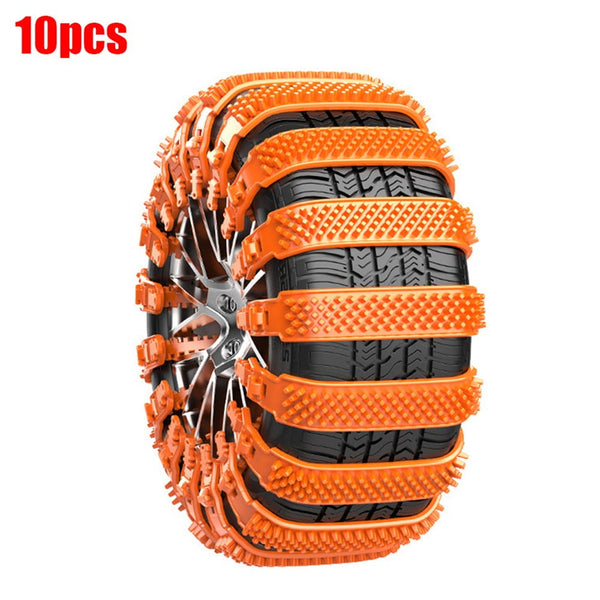 10Pcs Chain Auto Winter Tire Wheels Chains Anti Skid Chains For Car Truck Suv