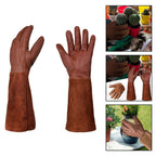 Rose Pruning Thorn-Proof Gardening Gloves with Forearm Protection for Men and Wo X L