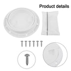 4" 6" 8" White Round Abs Marine Boat Inspection Hatch With Detachable Cover Non Slip Deck Access Panel For Yacht And Watercraft 4 Inch 4"