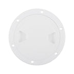 4" 6" 8" White Round Abs Marine Boat Inspection Hatch With Detachable Cover Non Slip Deck Access Panel For Yacht And Watercraft 4 Inch 4"