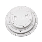 4" 6" 8" White Round Abs Marine Boat Inspection Hatch With Detachable Cover Non Slip Deck Access Panel For Yacht And Watercraft 4 Inch 8"